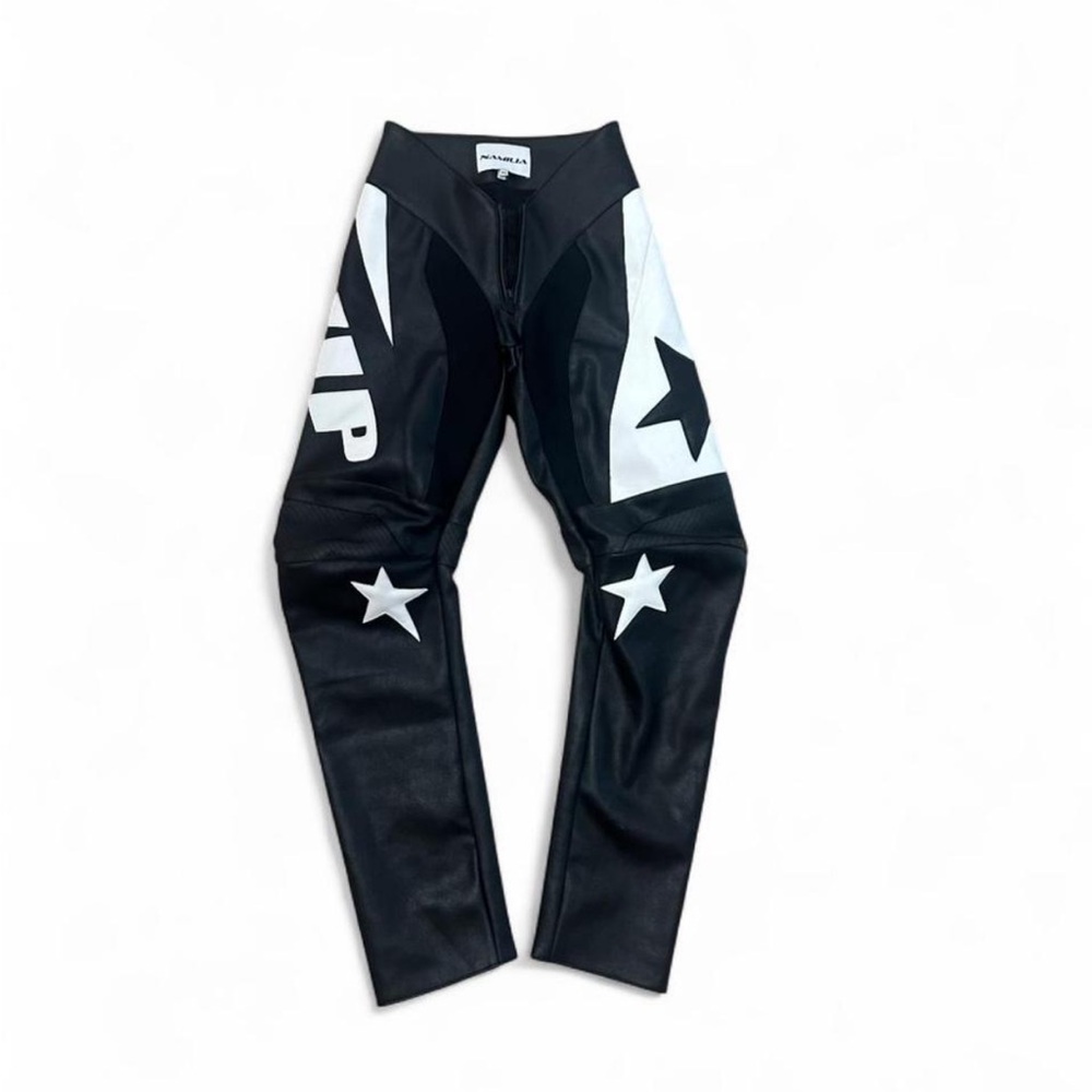 Namilia black leather VIP ⭐️ motto pants